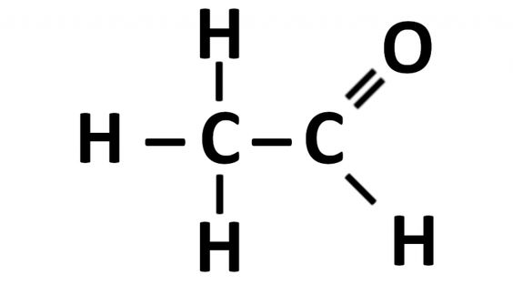 Acetaldehyde là một hợp chất hữu cơ với công thức hoá học là CH3CHO, được tạo ra từ chất cồn (Ethanol) trong rượu nhờ các Enzym gan